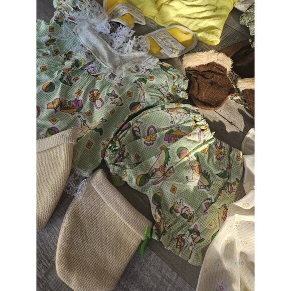 CPK + Lot Baby Girls Dresses Outfits Vtg 1990s Reborn Dolls - Picture 8 of 12